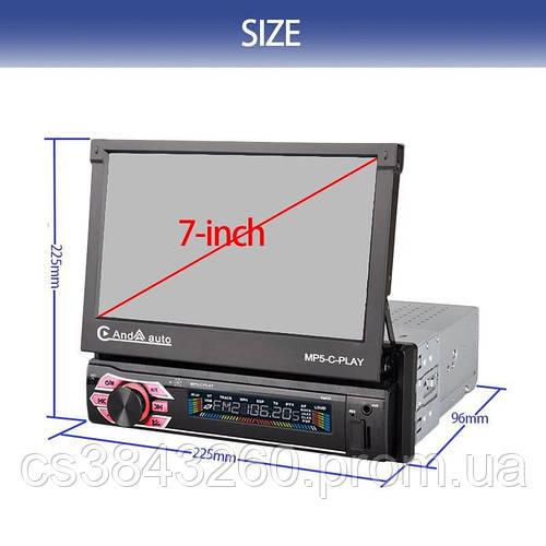 Купить Универсальная магнитола 1Din Windows Автомагнитола с выездным ...