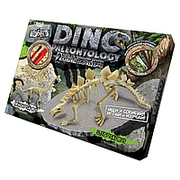 Игровой набор для проведения раскопок dino paleontology в коробке стегозавр