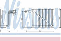 Испаритель, кондиционер NISSENS 92272 AUDI A4 (8D2, B5), AUDI A4 (8D2, B5), AUDI A4 (8D2, B5), AUDI A4 (8D2,