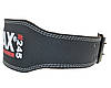 Пояс для важкої атлетики MadMax MFB-245 Full leather шкіряний Black M, фото 6