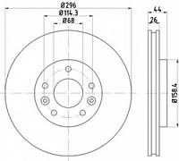 Диск тормозной TEXTAR 92274203 NISSAN QASHQAI (J11, J11_), NISSAN QASHQAI (J11, J11_), NISSAN QASHQAI (J11,