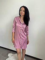 Зваблива нічна сорочка рожевого кольору вітчизняного виробника 46