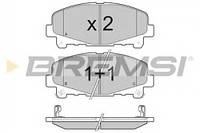 Колодки тормозные передние Honda Accord VIII 08- (akebono) BREMSI BP3373 HONDA ACCORD VIII (CU), HONDA ACCORD