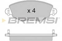 Комплект тормозных колодок, дисковый тормоз BREMSI BP2945 HONDA ACCORD VI (CG, CK), HONDA ACCORD VI (CG, CK),