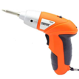 Міні шуруповерт Tuoye Cordless Screwdriver з двома бітами (4_00085)