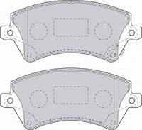 Комплект тормозных колодок, дисковый тормоз FERODO FDB1573 TOYOTA COROLLA (CDE12_, ZZE12_, NDE12_, ZDE12_),