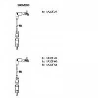 Комплект проводов зажигания BREMI 206M200 AUDI A4 (8EC, B7), AUDI A4 Avant (8ED, B7), SEAT ALHAMBRA (7V8,