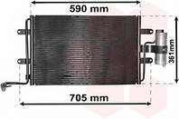 Конденсатор, кондиционер VAN WEZEL 03015130 AUDI A3 (8L1), AUDI A3 (8L1), AUDI A3 (8L1), AUDI A3 (8L1), AUDI