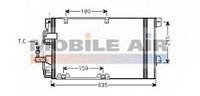 Конденсатор, кондиціонер VAN WEZEL 37005326 OPEL ASTRA G кабріо (F67), OPEL ASTRA G кабріо (F67), OPEL ASTRA G