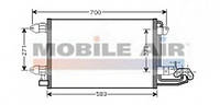 Конденсор кондиціонера GOLF5/A3/LEON/SUPERB/EOS (Van Wezel) VAN WEZEL 58005209 AUDI A3 (8P1), AUDI A3 (8P1),