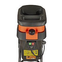 Якісний електричний подрібнювач гілок TEX.AC ТА-SH2600 : 2600 Вт, 5000 об/хв, діаметр гілки 45 мм, ніж, збірник 40 л, фото 4