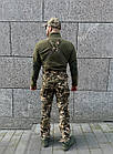 🔥 Тактичні штани з наколінниками "Commander" (піксель. ММ-14) штани, нацгвардії, все, мілітарі, карго, фото 3