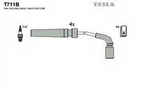 Провод высоковольтный DAEWOO, CHEVROLET AVEO, LANOS, NUBIRA, TACUMA 1.4, 1.6 16V DOHC к-т кор. уп. TESLA T711B