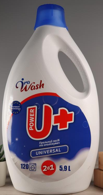 Гель для прання ira wash universal u+ 5.9 л 120 прань