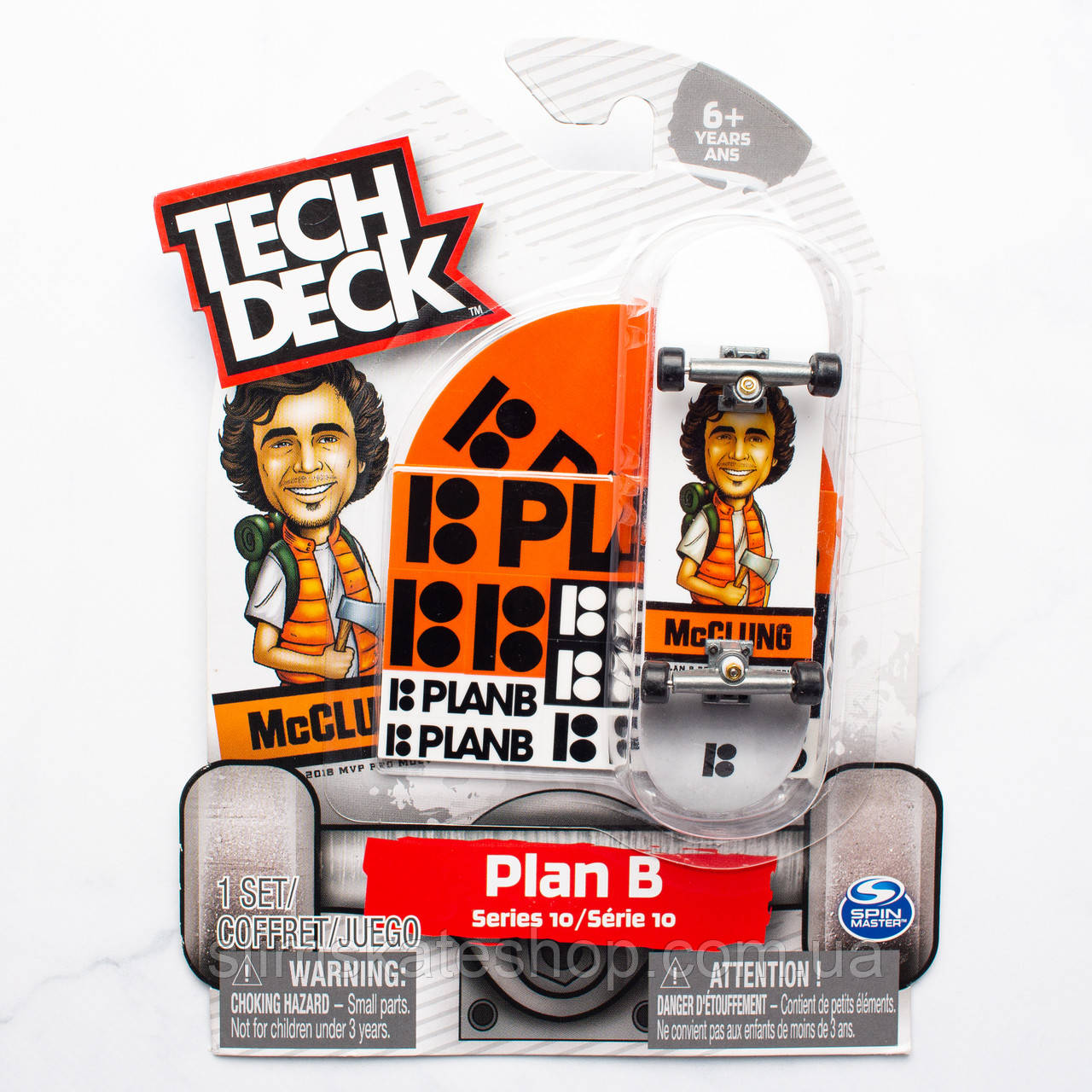 Фінгерборд Tech Deck Plan B Trevor McClung Rare Series 10
