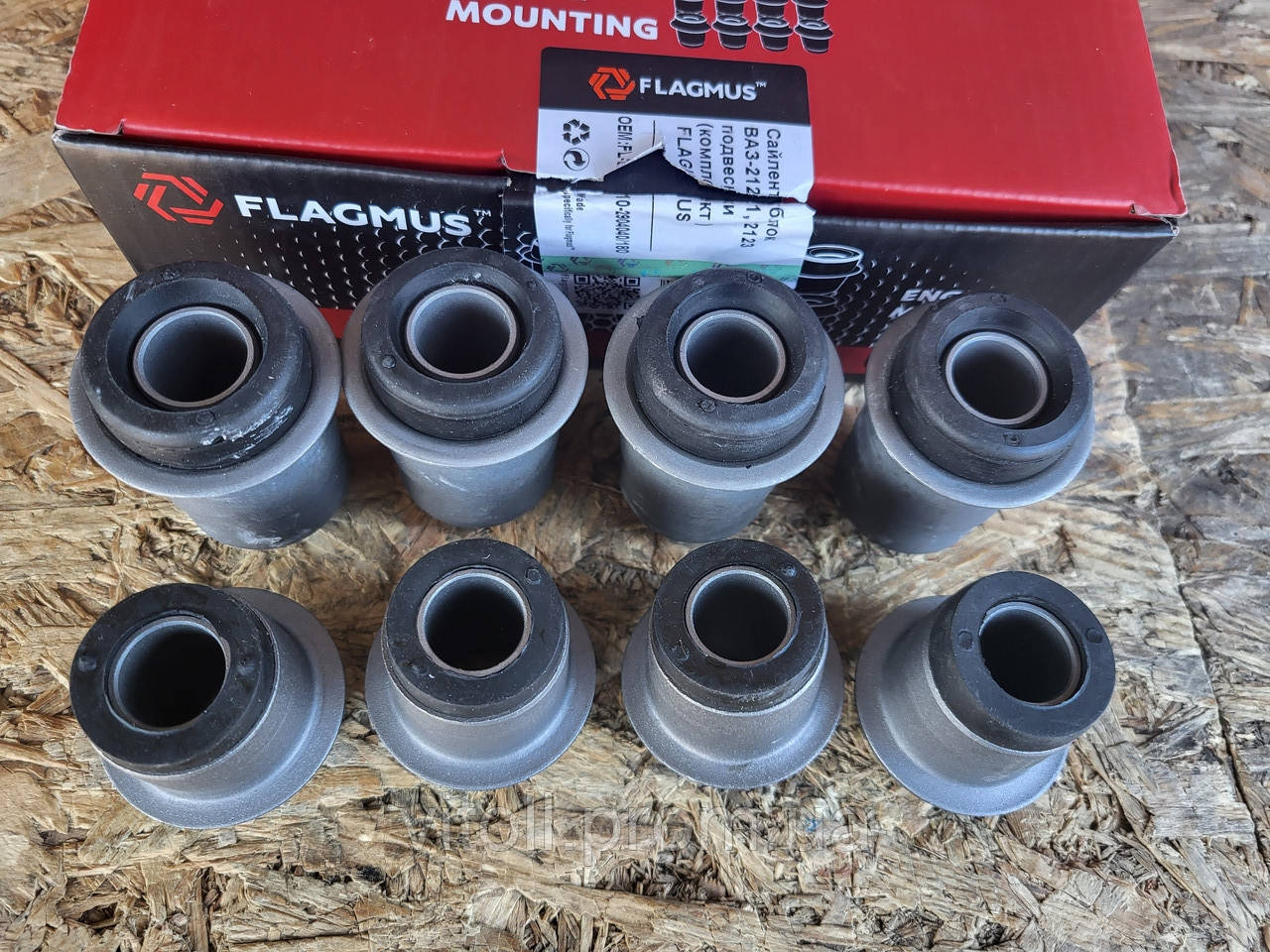 Купити Сайлентблоки важеля Ніва Ваз 2121, 21213, 21214, 2123 FLAGMUS ...