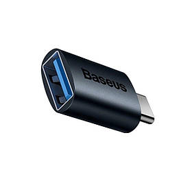 АДАПТЕР BASEUS INGENUITY SERIES MINI OTG ADAPTOR TYPE-C TO USB-A 3.1 BLUE