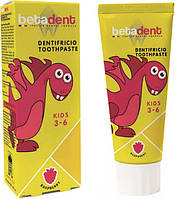 Зубная паста Betadent Raspberry Kids, 3-6, 75 мл