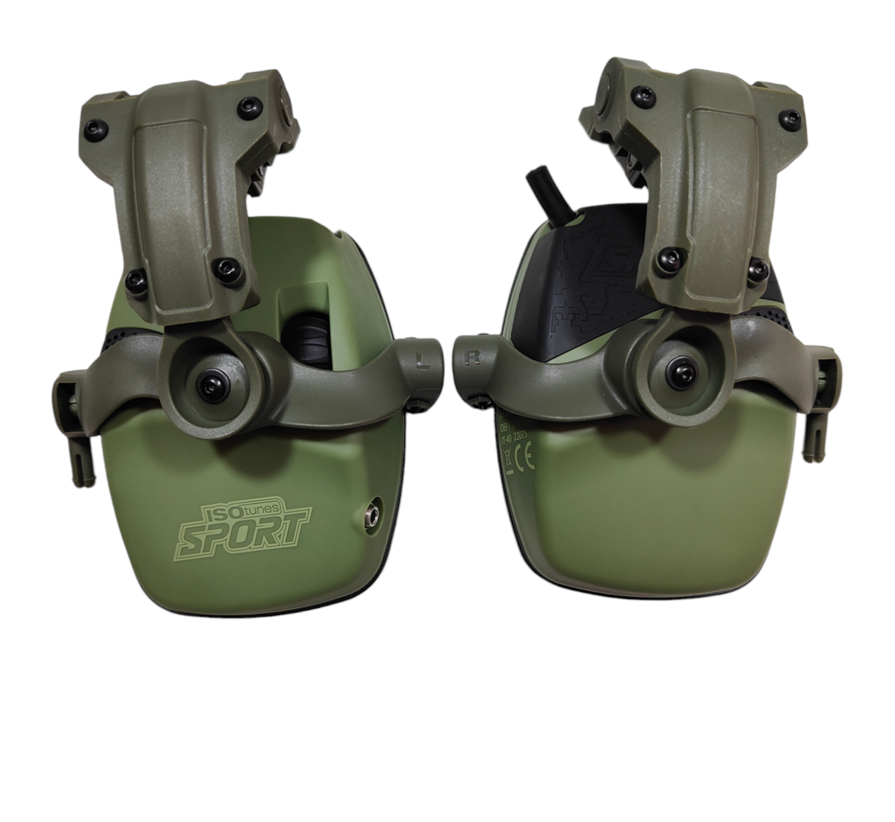 🎧Активні навушники IsoTunes DEFY Slim Basic Khaki USA + Кріплення чебурашка