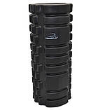 Масажний ролик (роллер) PowerPlay 4025 Massage Roller Чорно-помаранчевий (33x15см.), фото 4