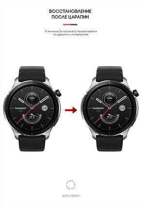 Гідрогелева плівка ArmorStandart для Amazfit GTR 4 (6 шт.) (ARM65220) прозора, фото 3