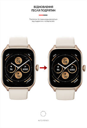 Гідрогелева плівка ArmorStandart для Amazfit GTS 4 (6 шт.) (ARM65221) прозора, фото 3