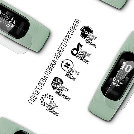 Гідрогелева плівка ArmorStandart для Garmin Vivosmart 5 (6 шт.) (ARM67095) прозора, фото 2