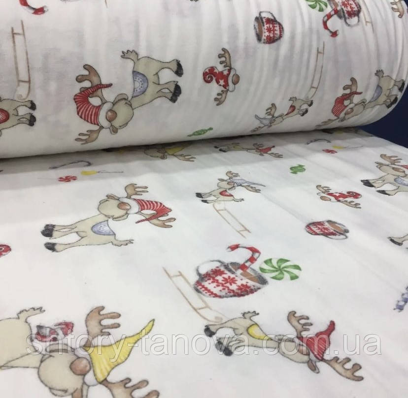 Тканина Фланель, 100% бавовна, Туреччина, ширина 240 см. 88524v7, фото 1