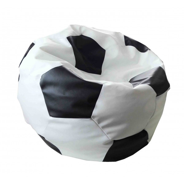 Кресло мешок бескаркасный Футбольный мяч черный - фото 1 - id-p1939931588