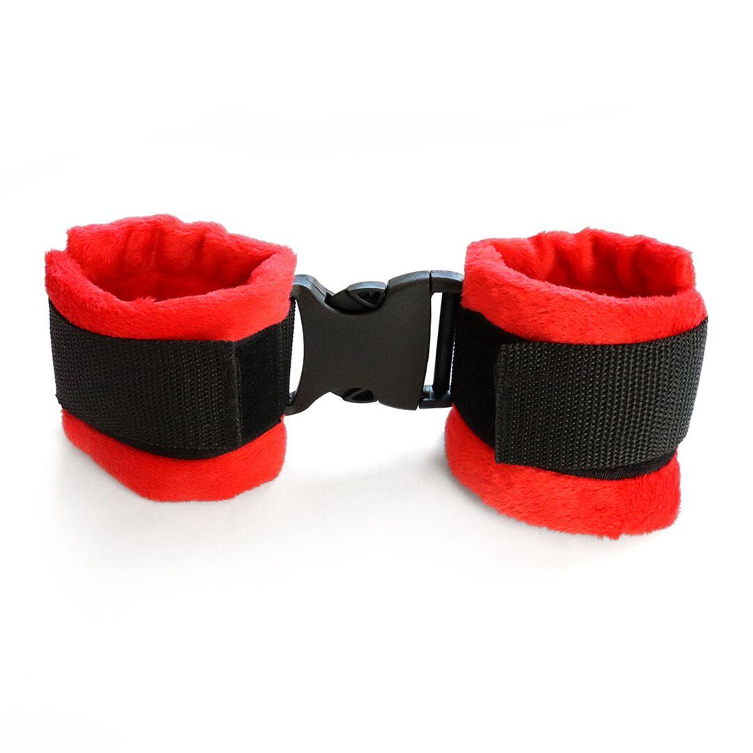 Наручники Art of Sex - Handcuffs  Soft Touch Червоні, фото 1