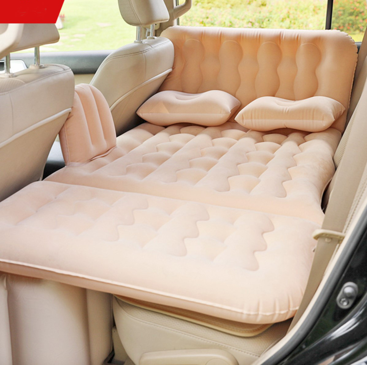 Автомобільний надувний матрац на заднє сидіння " IVORY Bed Car V3" з компресором (165х80х40см)