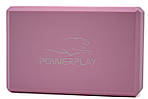 Блок для йоги PowerPlay 4006 Yoga Brick Рожевий, фото 2