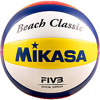 Мяч для пляжного волейбола Mikasa Beach Classic V552C-WYBR