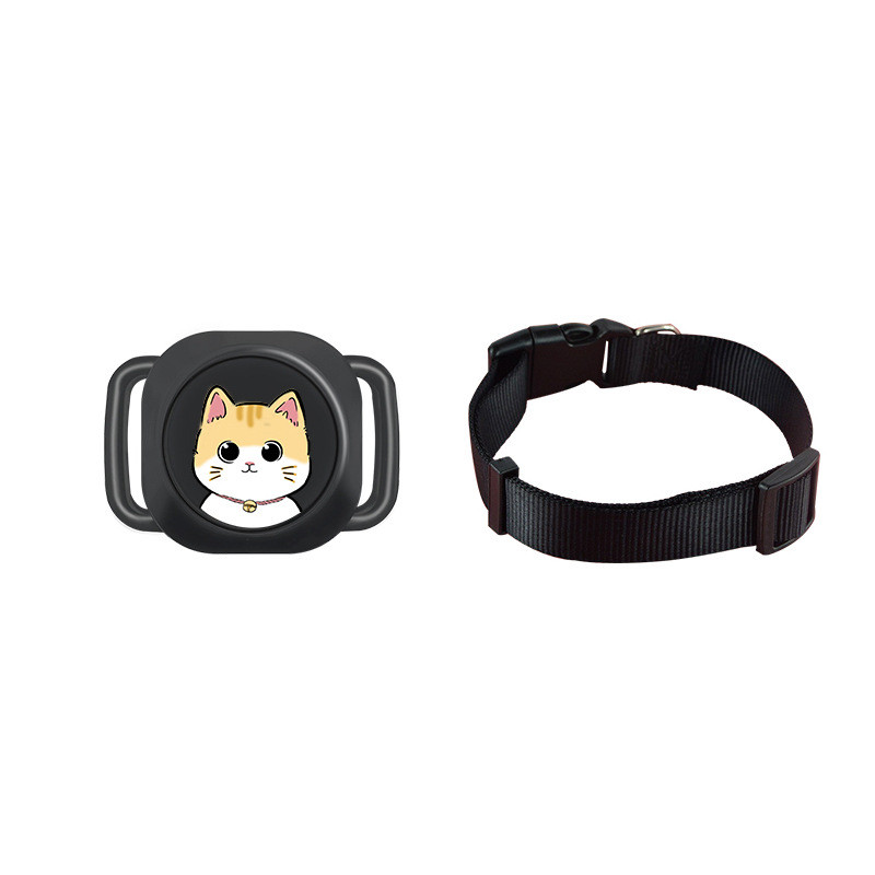 Умный трекер - ошейник с Bluetooth для домашних животных устройство для отслеживания кошек, собак черный - фото 1 - id-p1939932877