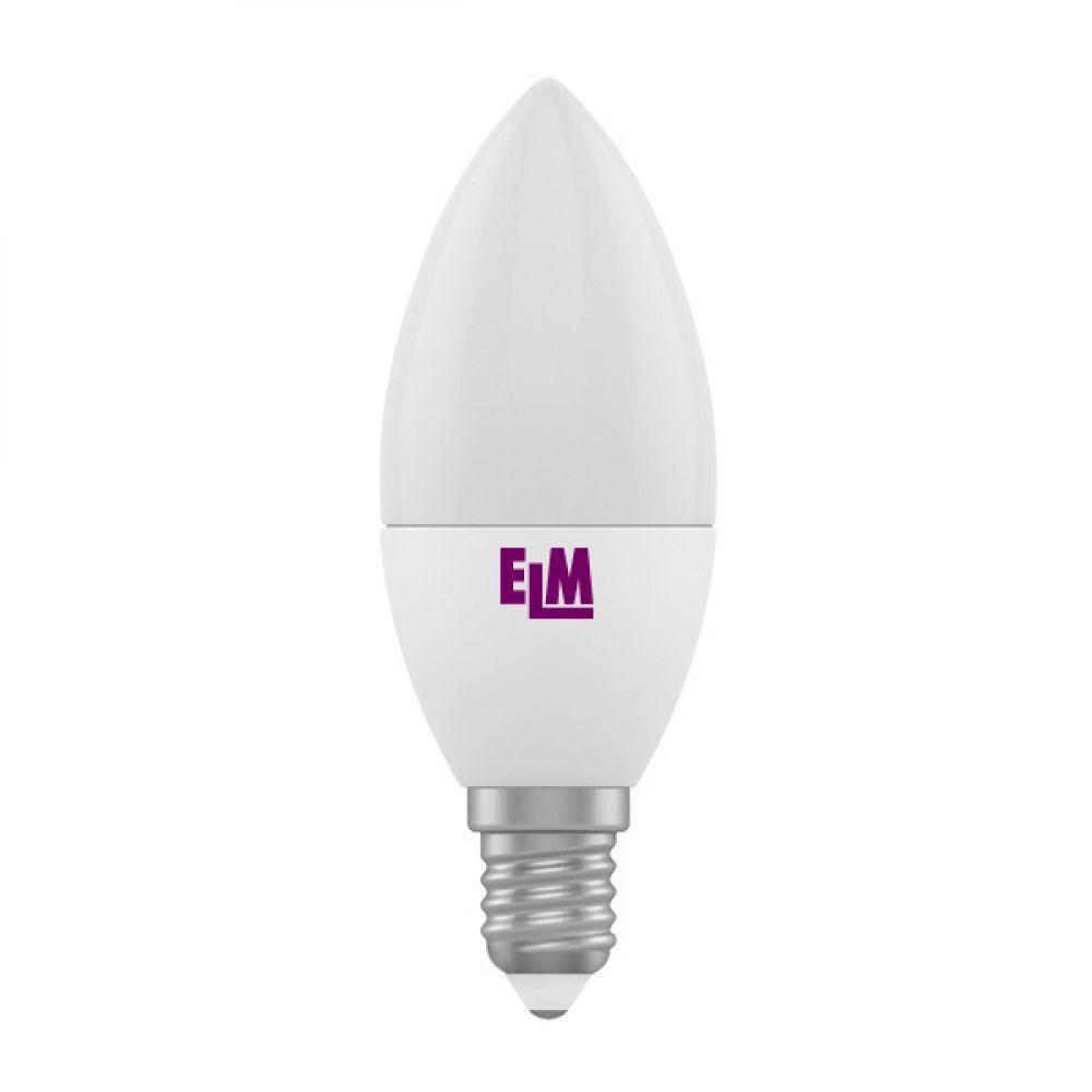 Світлодіодна лампа ELMС37 5W PA10L E14 3000 (18-0068) Тепло-білий