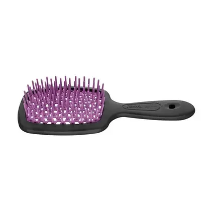 Гребінець для волосся Janeke Small Superbrush The Original Italian чорний із функцією, фото 3