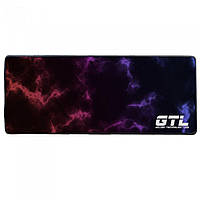 Коврик GTL Gaming XXL, Сияние 2, 735х300х3 мм, антискользящая основа, защита от влаги