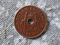 Монета пол пенни, half penny, Родезия и Ньясаленд 9997961