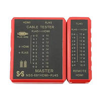 Тестер HDMI кабелів і витої пари RJ45, NSS-681 HDMI-RJ45