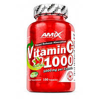 Vitamin C 1000 мг + Rose Hips Amix (100 капсул)