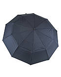 Парасолька автомат сімейна (Президентська) Parachase №3236 Чорний, купол з вітровим клапаном, на 10 спиць, пряма дерев'яна ручка,, фото 2