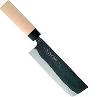 30569 Нож с односторонней заточкой Nakiri black 165 мм серия "KANEYOSHI"