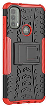 PC + TPU чохол Armor на Motorola E40 червоний, фото 3
