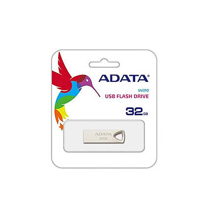 Flash A-DATA USB 2.0 AUV 210 32Gb Golden, фото 2