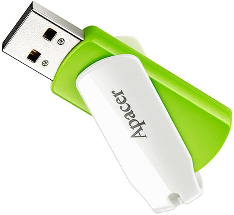 Flash Apacer USB 2.0 AH335 64Gb green, фото 3