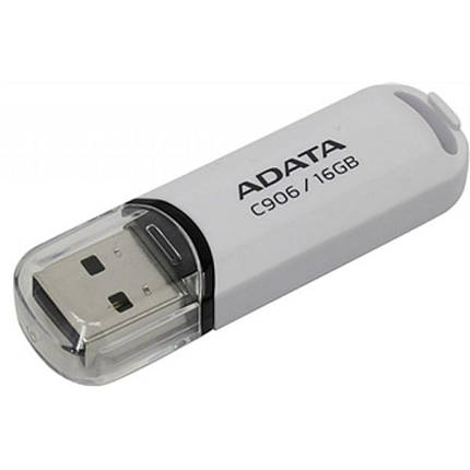 Flash A-DATA USB 2.0 C906 16Gb White, фото 1
