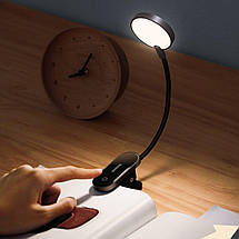 Світильник Baseus Comfort Reading Mini Clip Lamp Dark Gray, фото 3