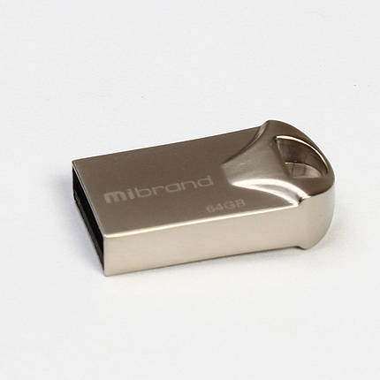 Flash Mibrand USB 2.0 Hawk 64Gb Silver, фото 1
