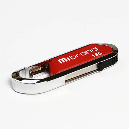 Flash Mibrand USB 2.0 Aligator 16Gb Dark Red, фото 1