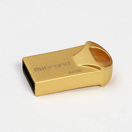 Flash Mibrand USB 2.0 Hawk 64Gb Gold, фото 1